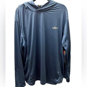 Habit WavesCollections Long Sleeve Hooded Pull Over Lightweight Jacket Size 2XL